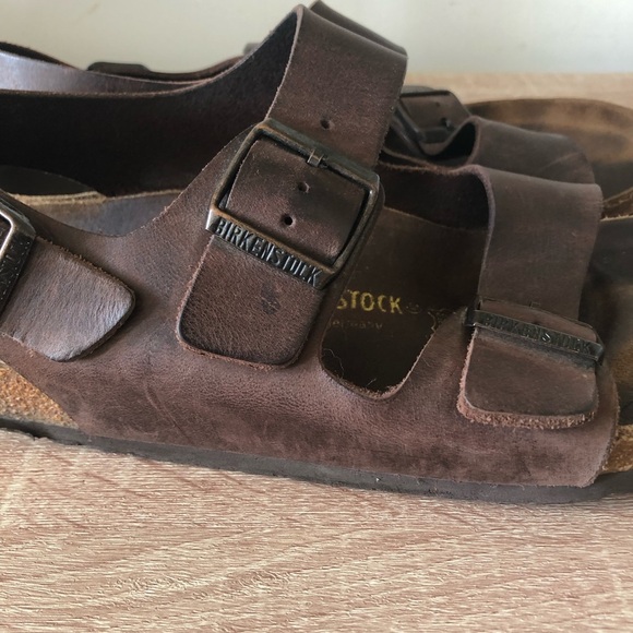 Birkenstock Milano Brown Sandals size 42 - Picture 5 of 16